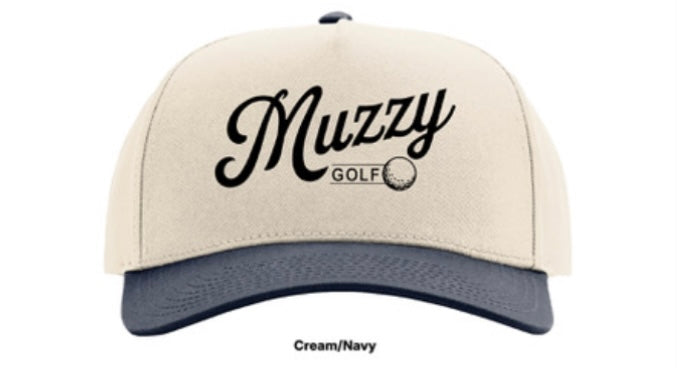 Classic Muzzy Snapback - Cream/Navy