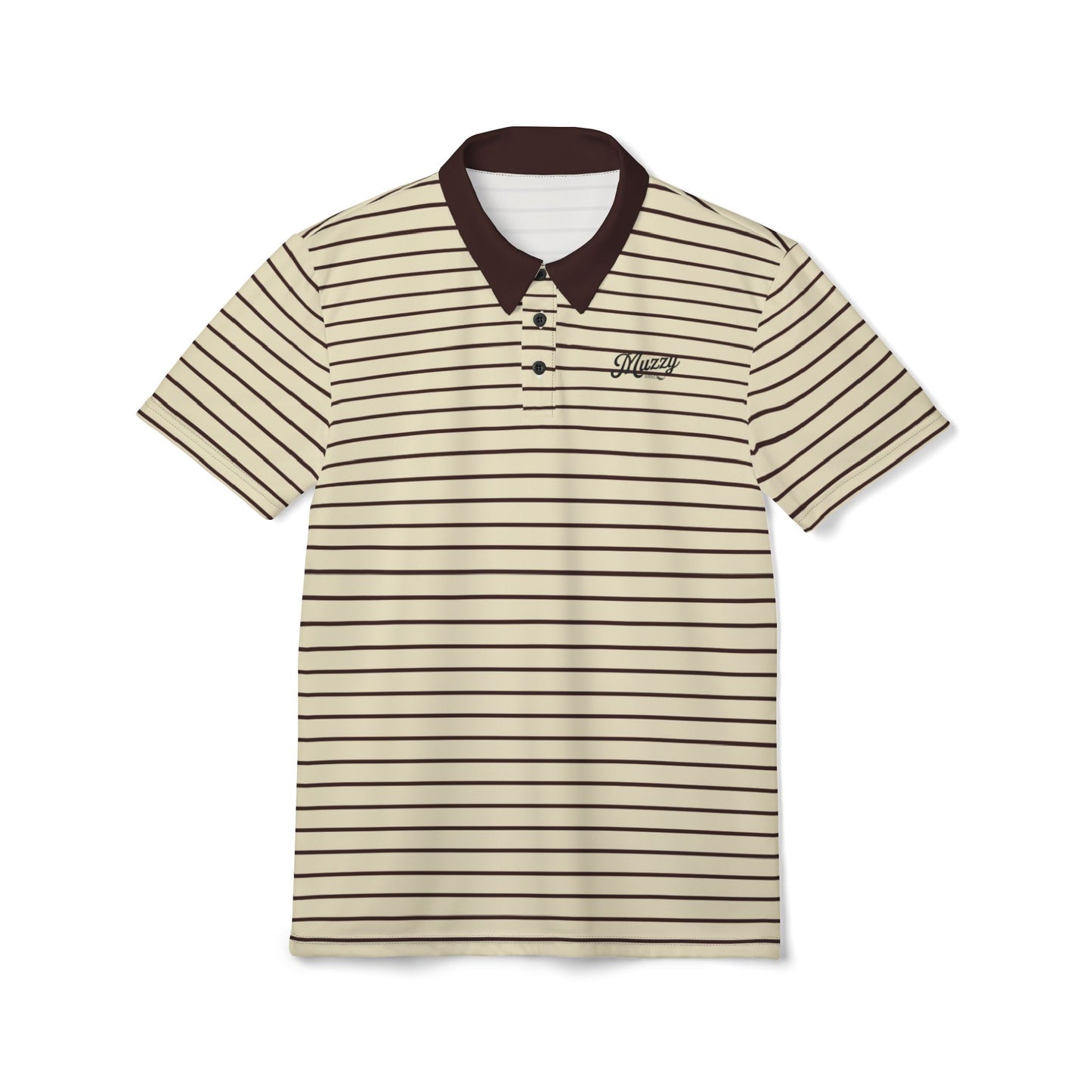 Brown Stripe Show Polo