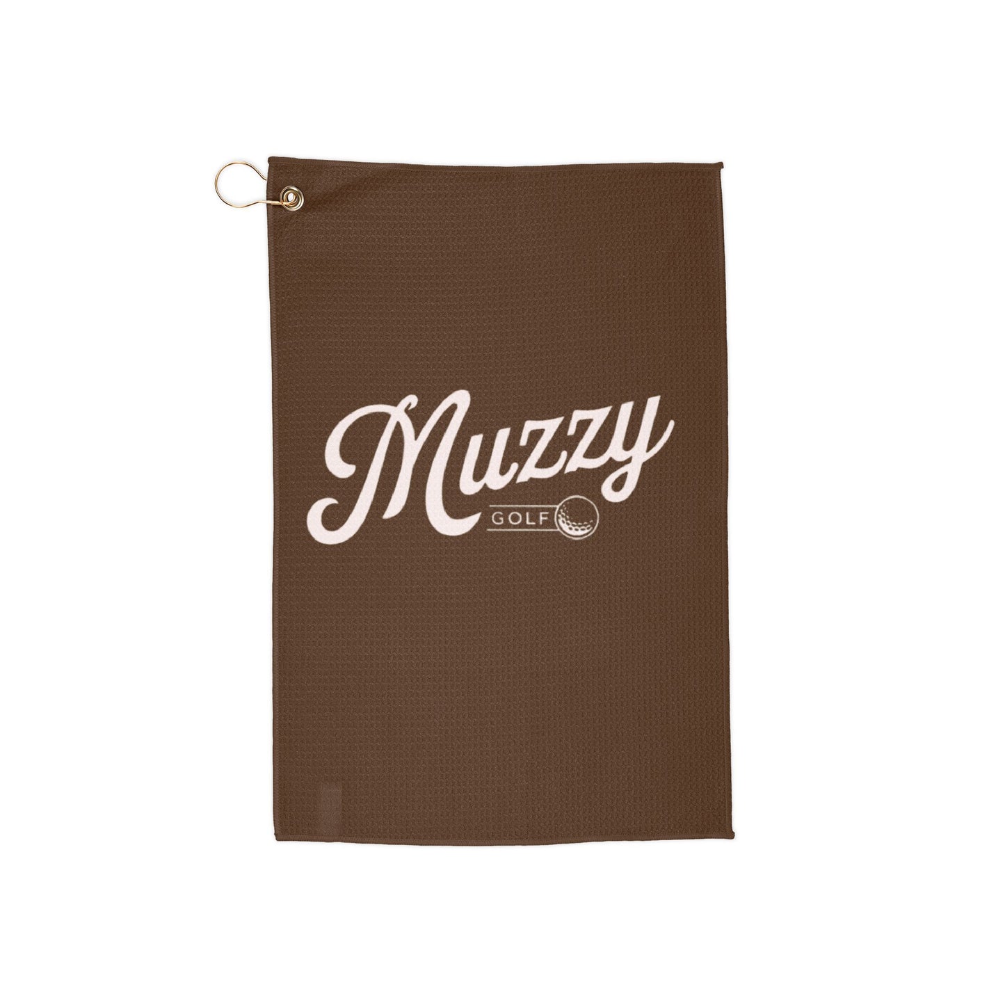 Classic Muzzy Golf Towel - Brown