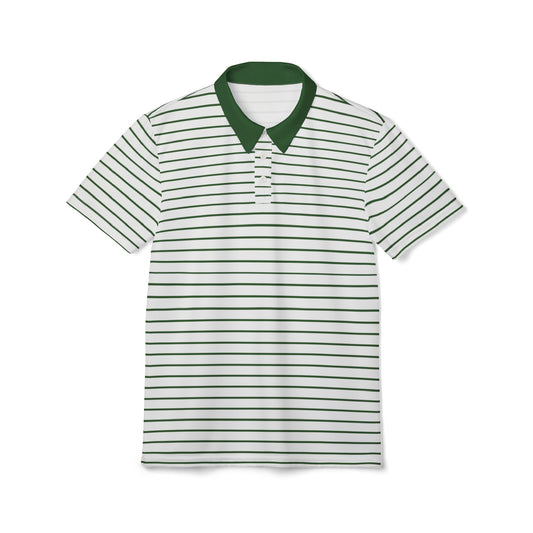 Green Stripe Show Polo